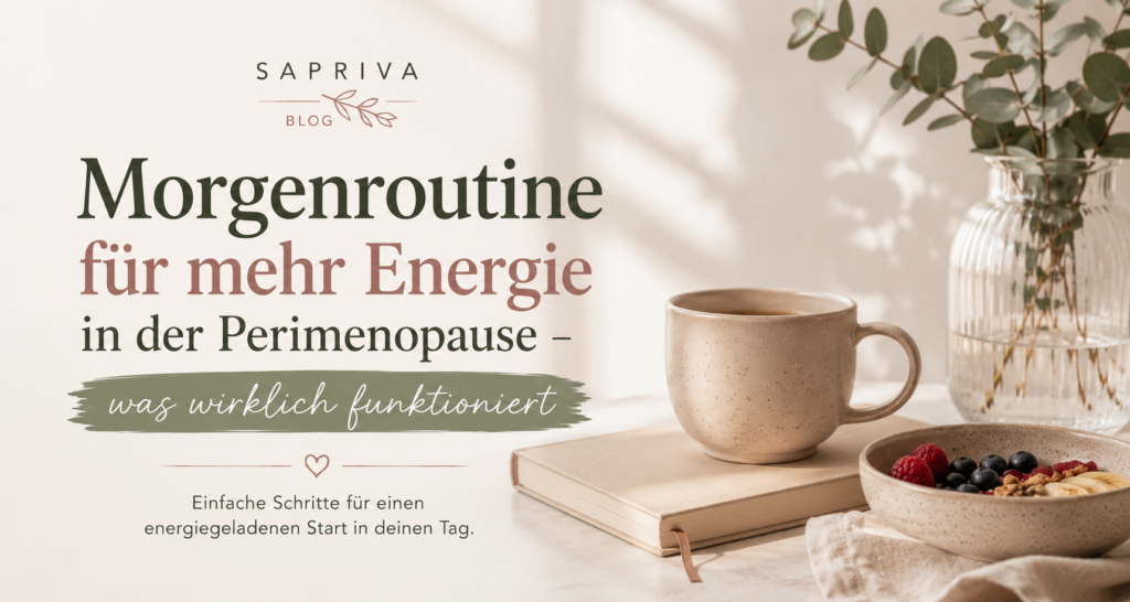 Morgenroutine Perimenopause – Frau am Morgen mit Wasserglas und natürlichem Tageslicht
