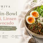 Protein-Bowl mit Ei, Linsen & Avocado Protein-Bowl mit Ei, Linsen & Avocado – hormonfreundlich & blutzuckerstabil