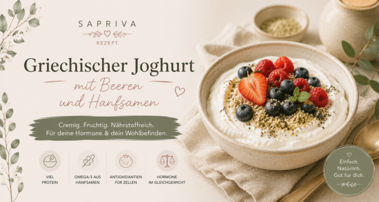 Griechischer Joghurt mit Beeren und Hanfsamen