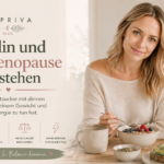 Frau ab 40 beim gesunden Frühstück – Insulin und Perimenopause verstehen