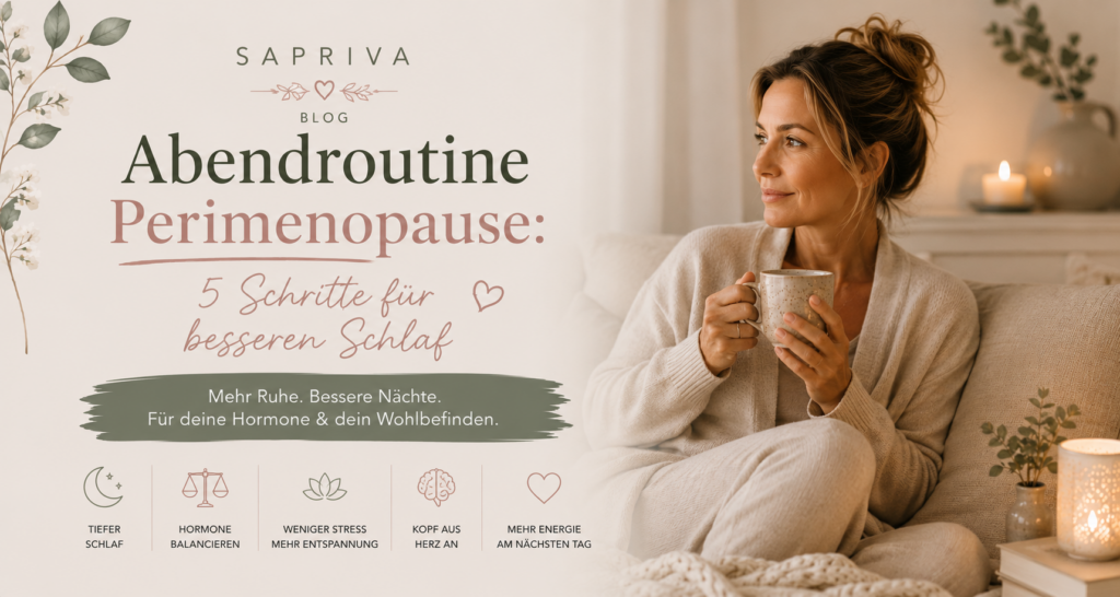 Abendroutine für besseren Schlaf in der Perimenopause