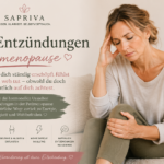 Stille Entzündungen Perimenopause – Frau ab 40 mit Erschöpfung und Gelenkschmerzen durch hormonell bedingte Entzündungsprozesse