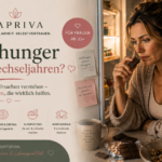 Frau greift zur Schokolade in den Wechseljahren – Süßhunger hormonelle Ursachen und Alternativen einfach erklärt